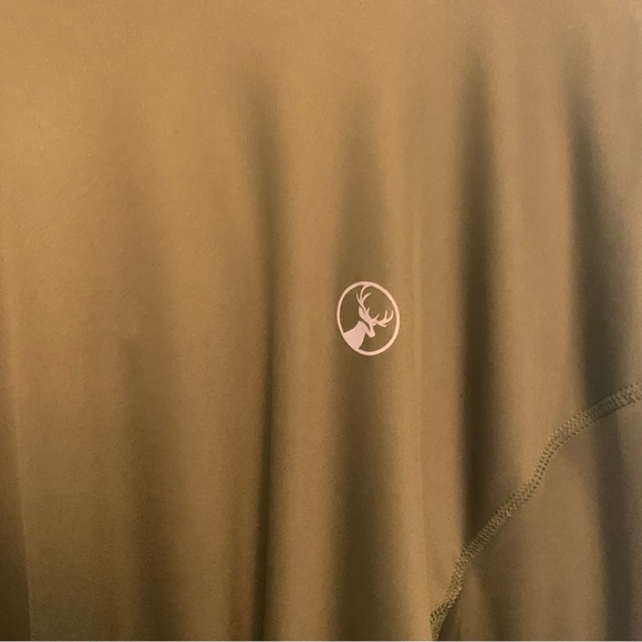 Southern Legends Gorpcore XL Green Reglan Long Sleeve Crew Neck Stretchy Hoodie - Picture 3 of 8